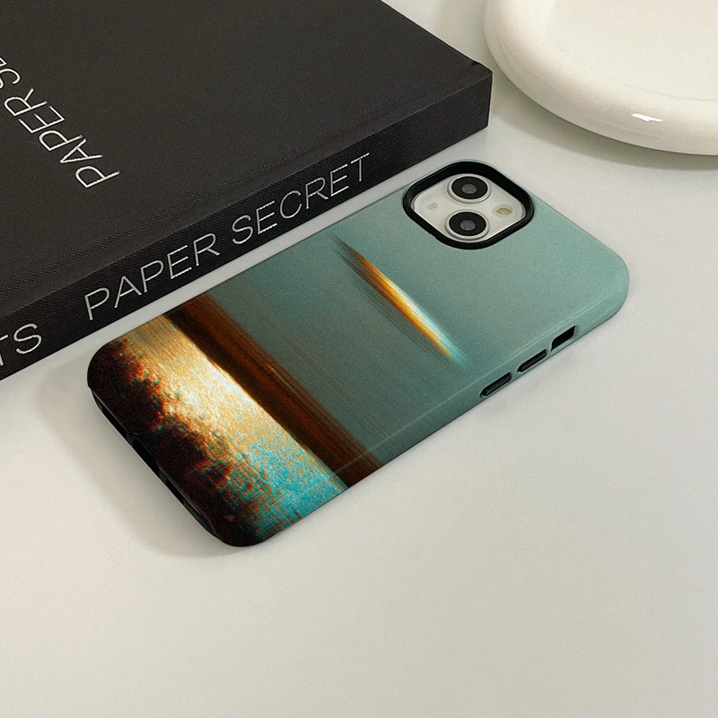 抽象艺术林二合一适用苹果iphone16promax手机壳15/13/14/12软壳