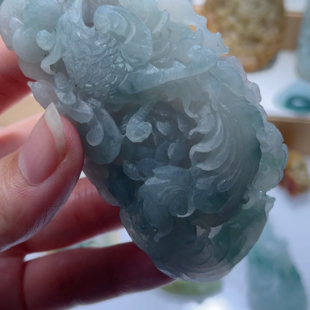 定制翡翠未镶嵌毛货