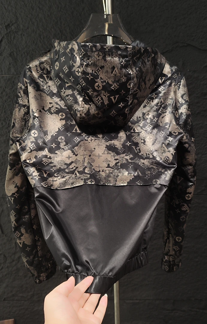 【WU3专属~88001】25年春季新款高奢时尚休闲潮流拼接夹克外套