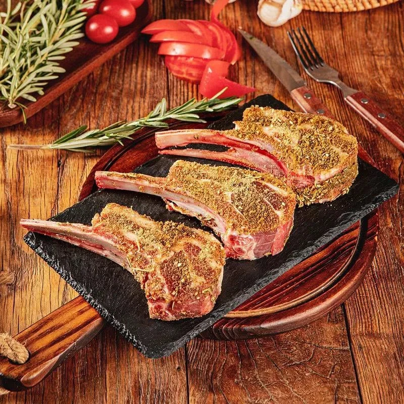 【暑期活动】 调味法式羊排 2盒净重1400克