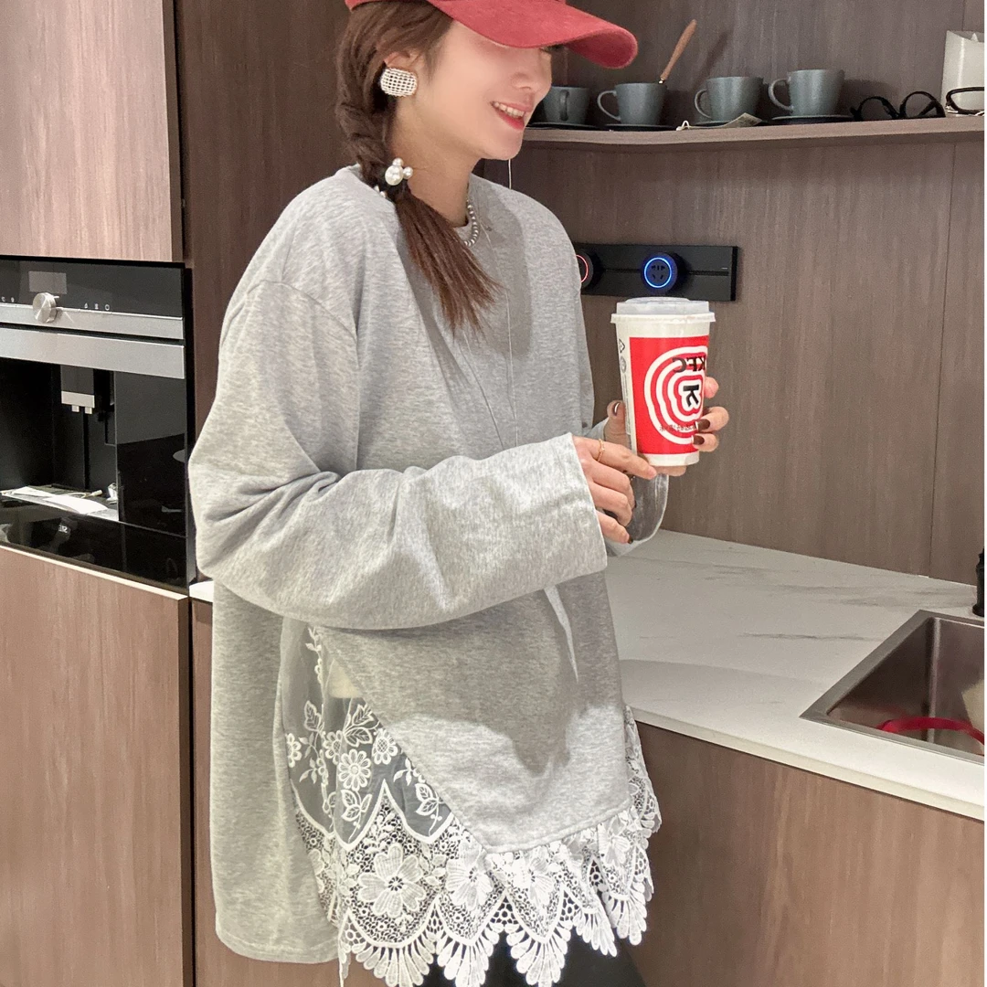 【大小姐家】欧韩货蕾丝花边T恤542091