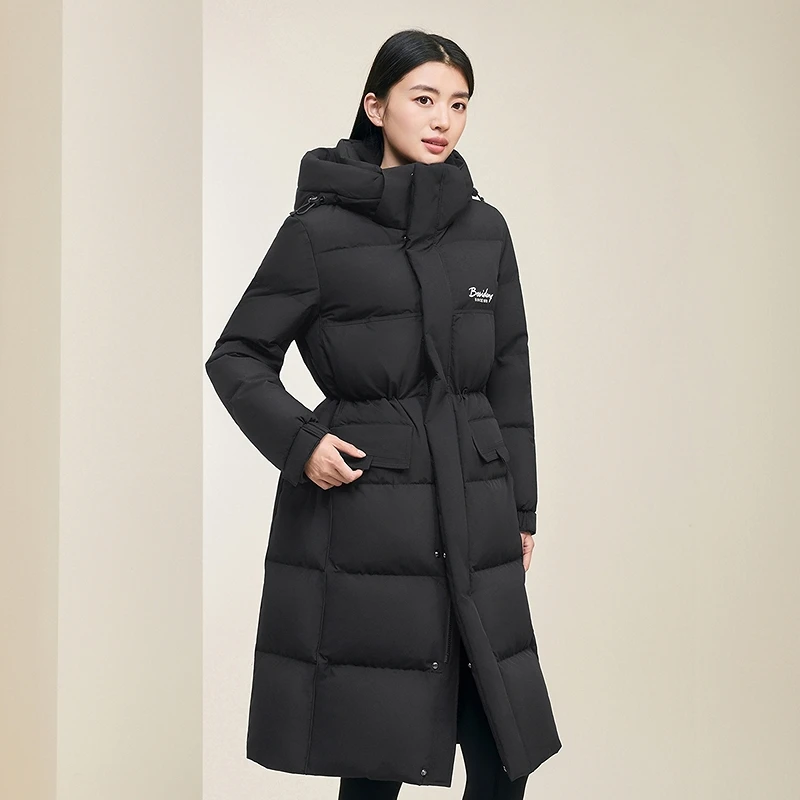 波司登25款冬季男女同款休闲时尚加厚长款羽绒服外套B250246940DY