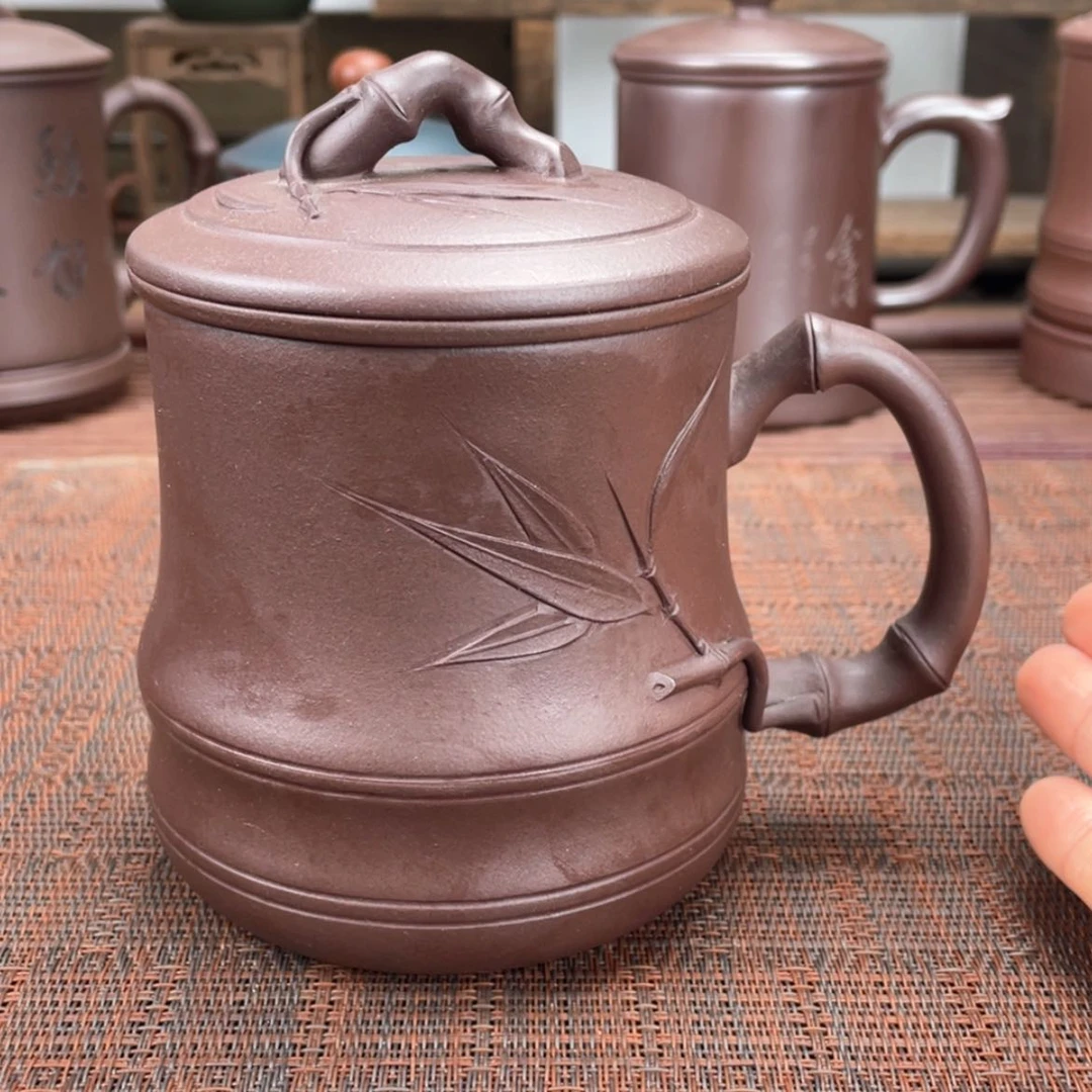 【闪购商品】紫砂茶杯宜兴原矿紫砂盖杯微瑕