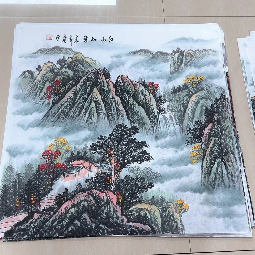 国画国画作品集一个