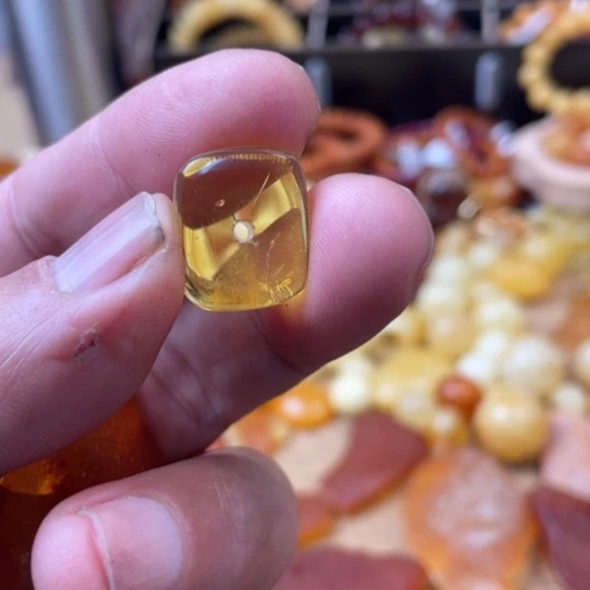 手链琥珀未镶嵌吊坠