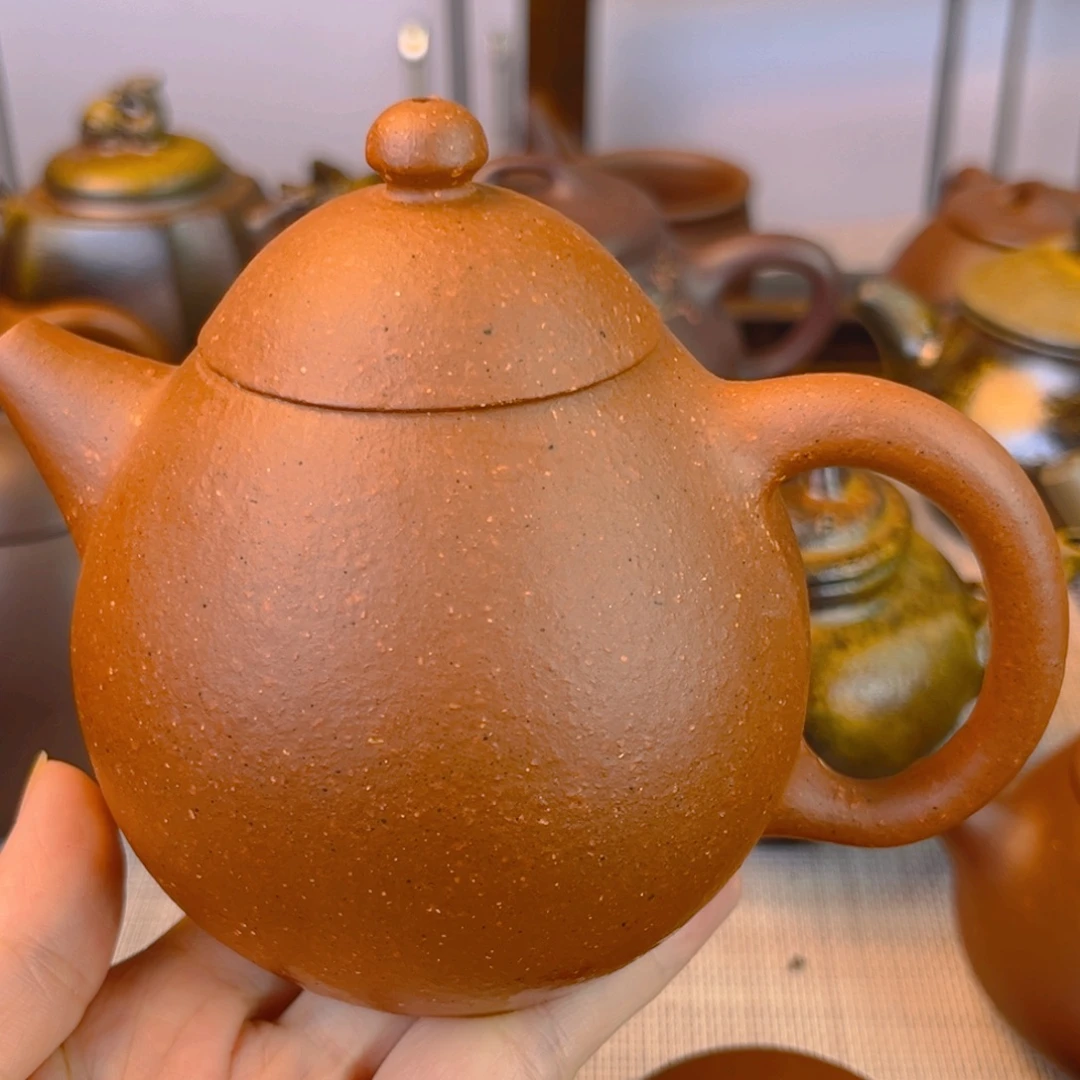 茶壶紫砂黄龙山朱泥240cc