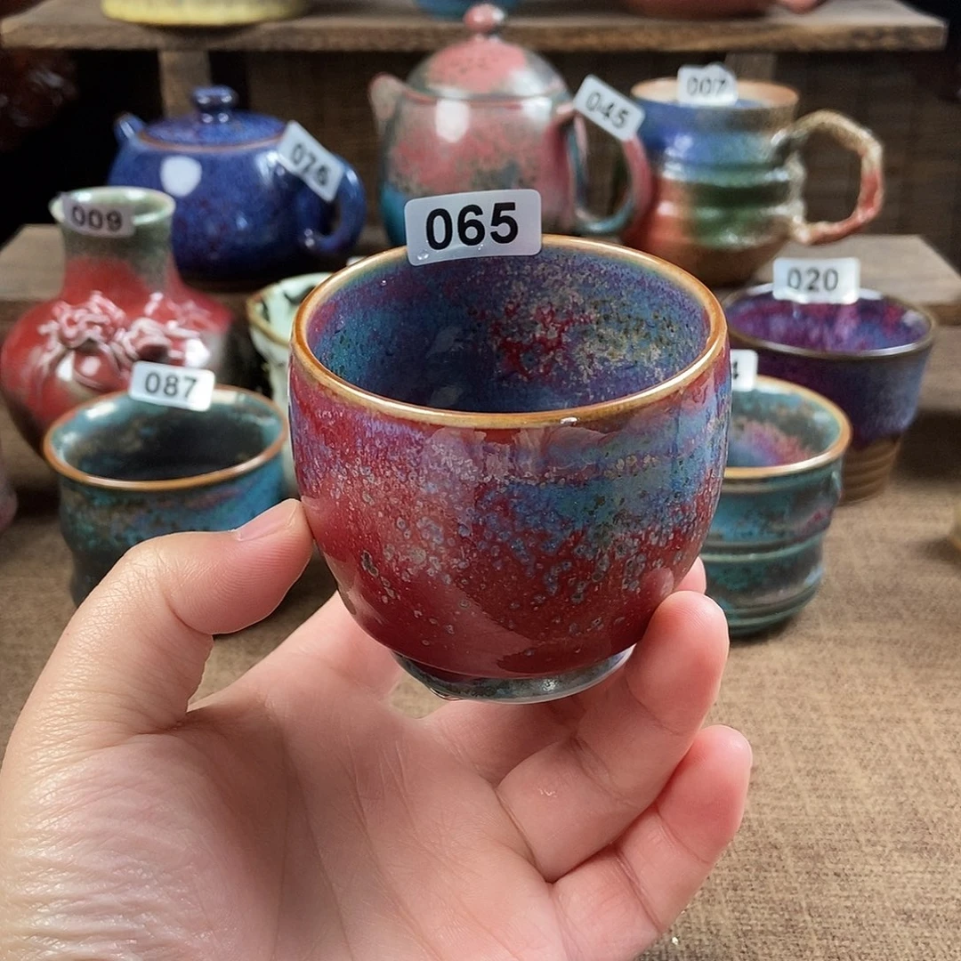 瓷片钧瓷茶壶茶具