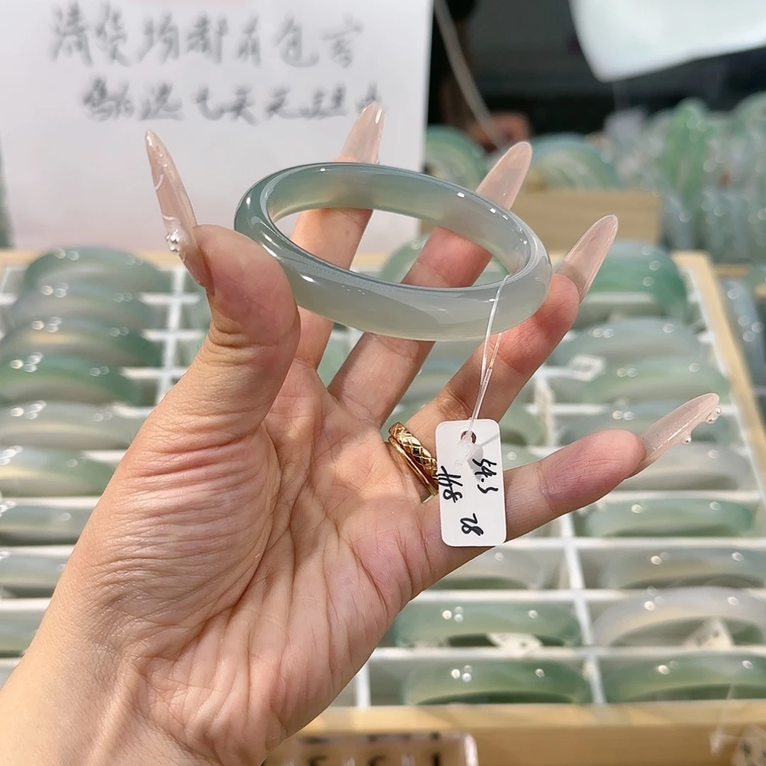 手镯玛瑙/玉髓未镶嵌圈口54.3