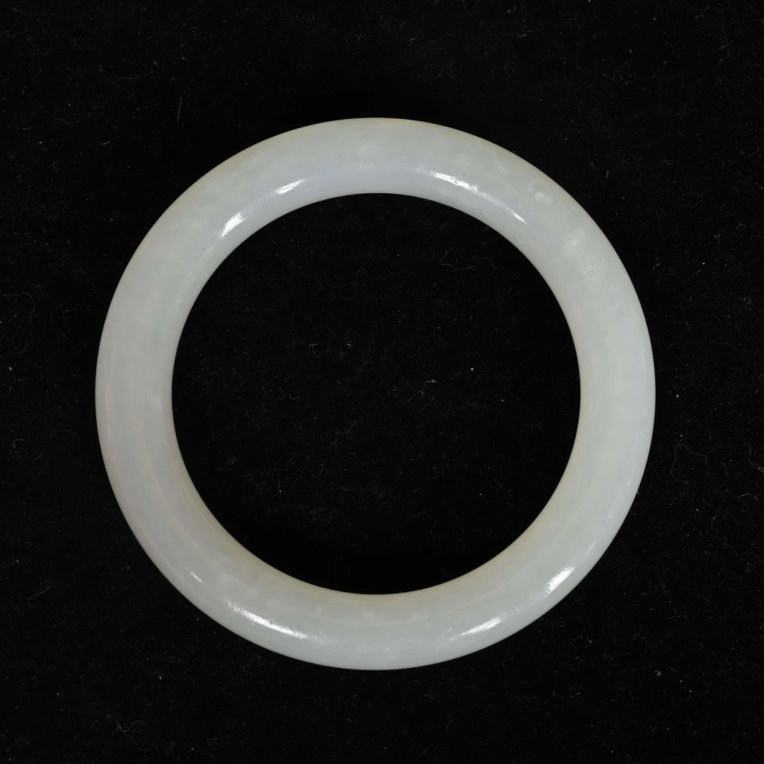 清代素面玉镯/LC.051A42/集萃斋