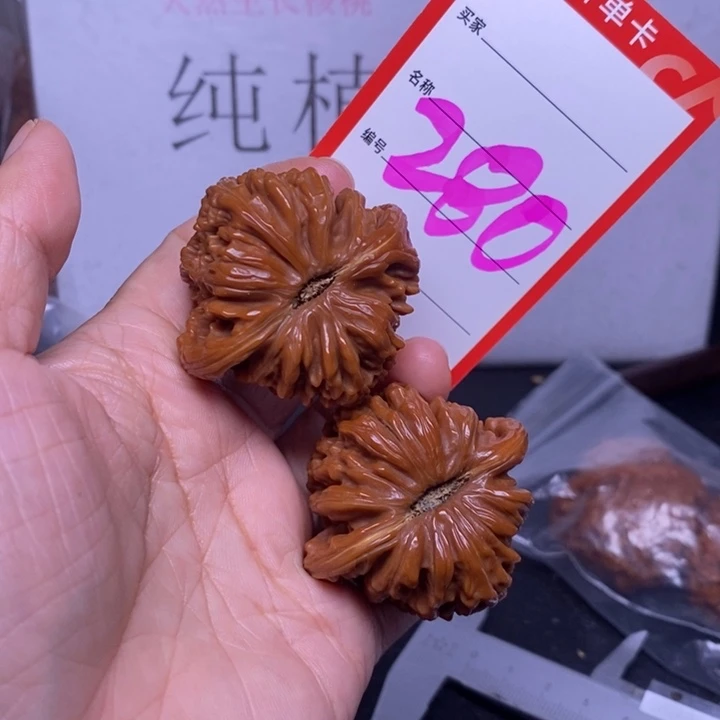 把件文玩核桃280，44四座楼