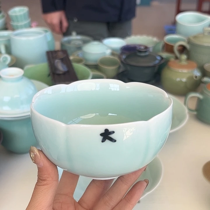 小米茶器龙泉青瓷