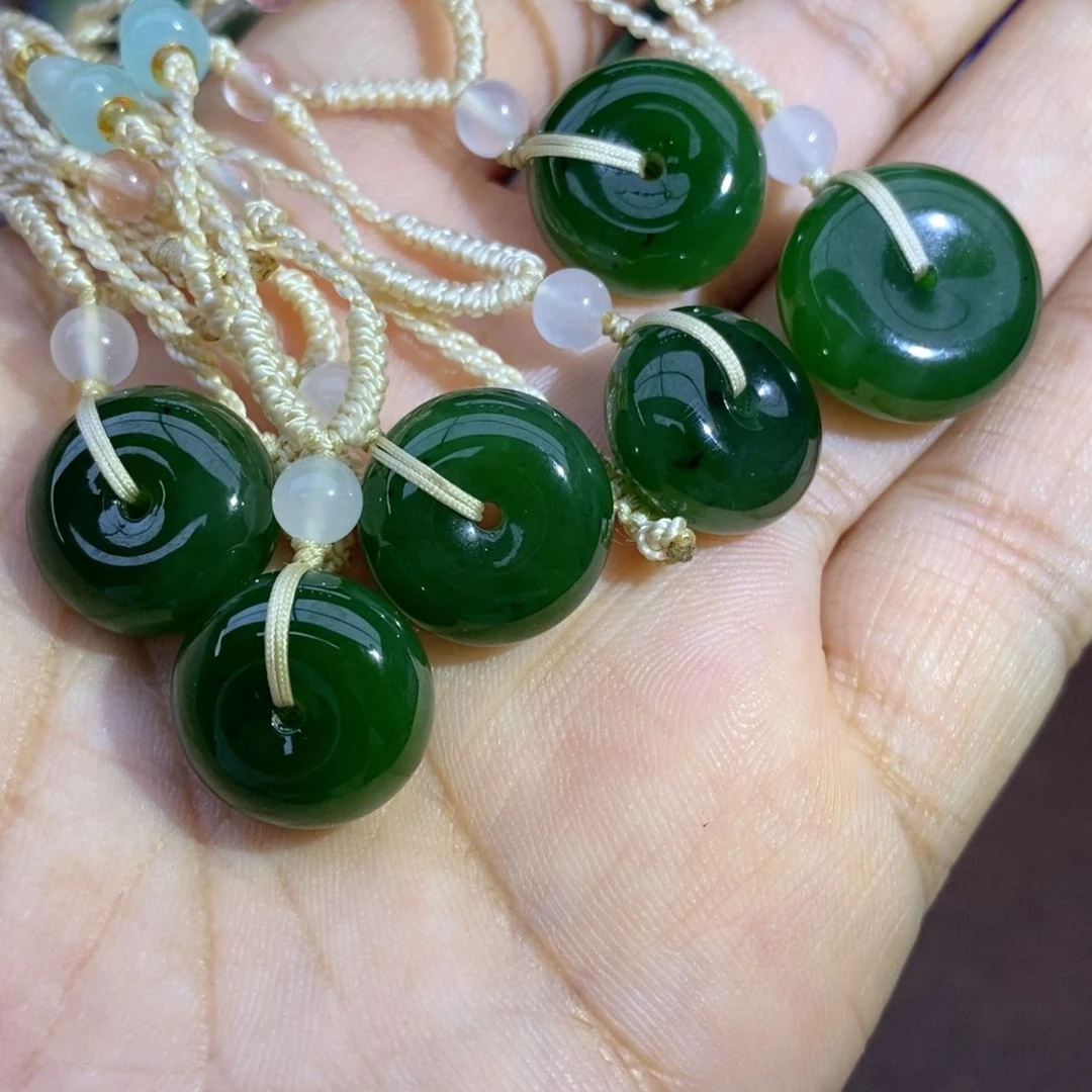 和田玉未镶嵌吊坠(不含链)