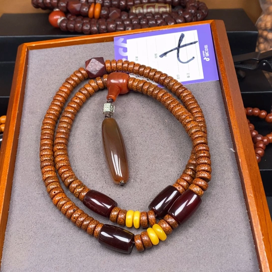 星月菩提吊坠暖***盒星月