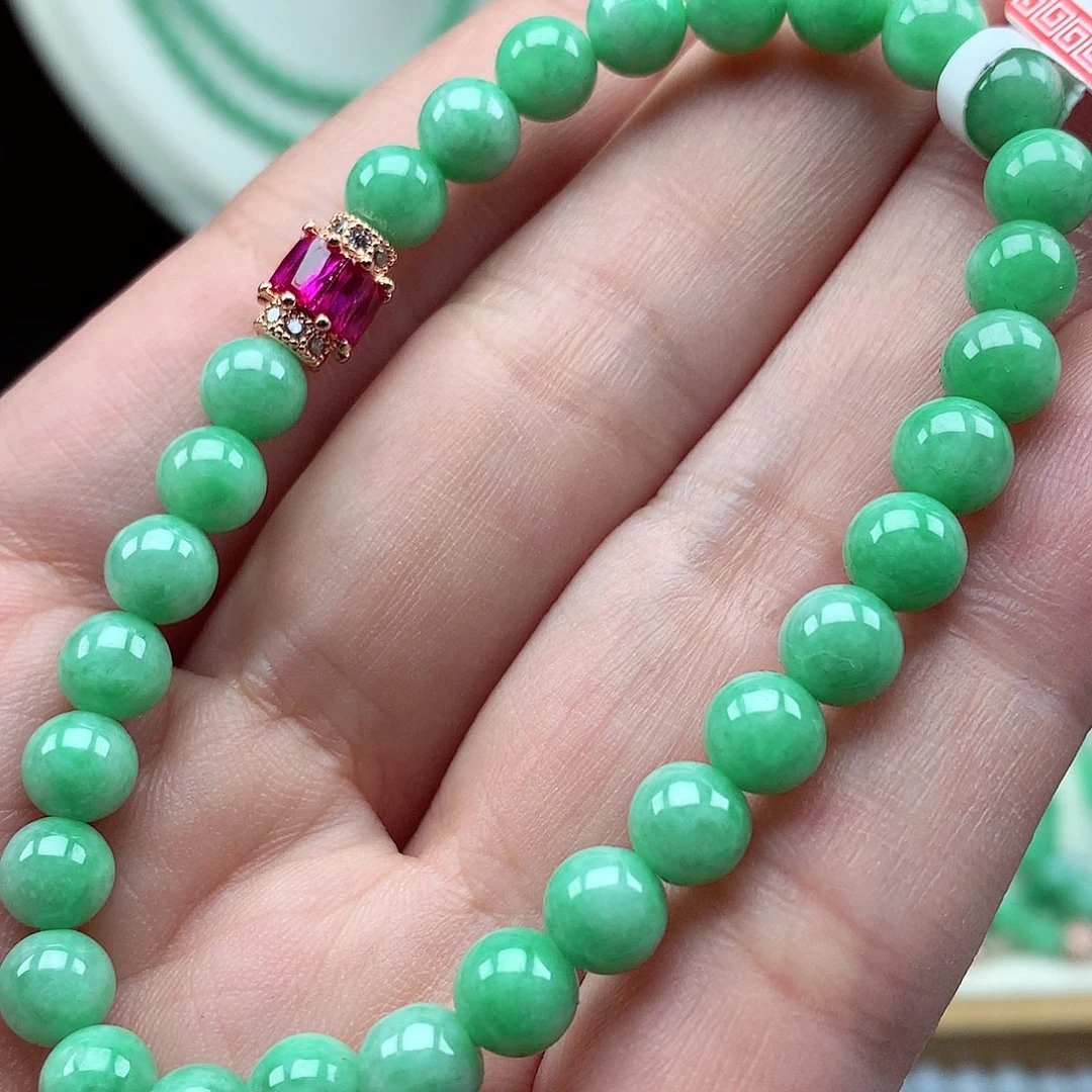 翡翠未镶嵌项链翡翠