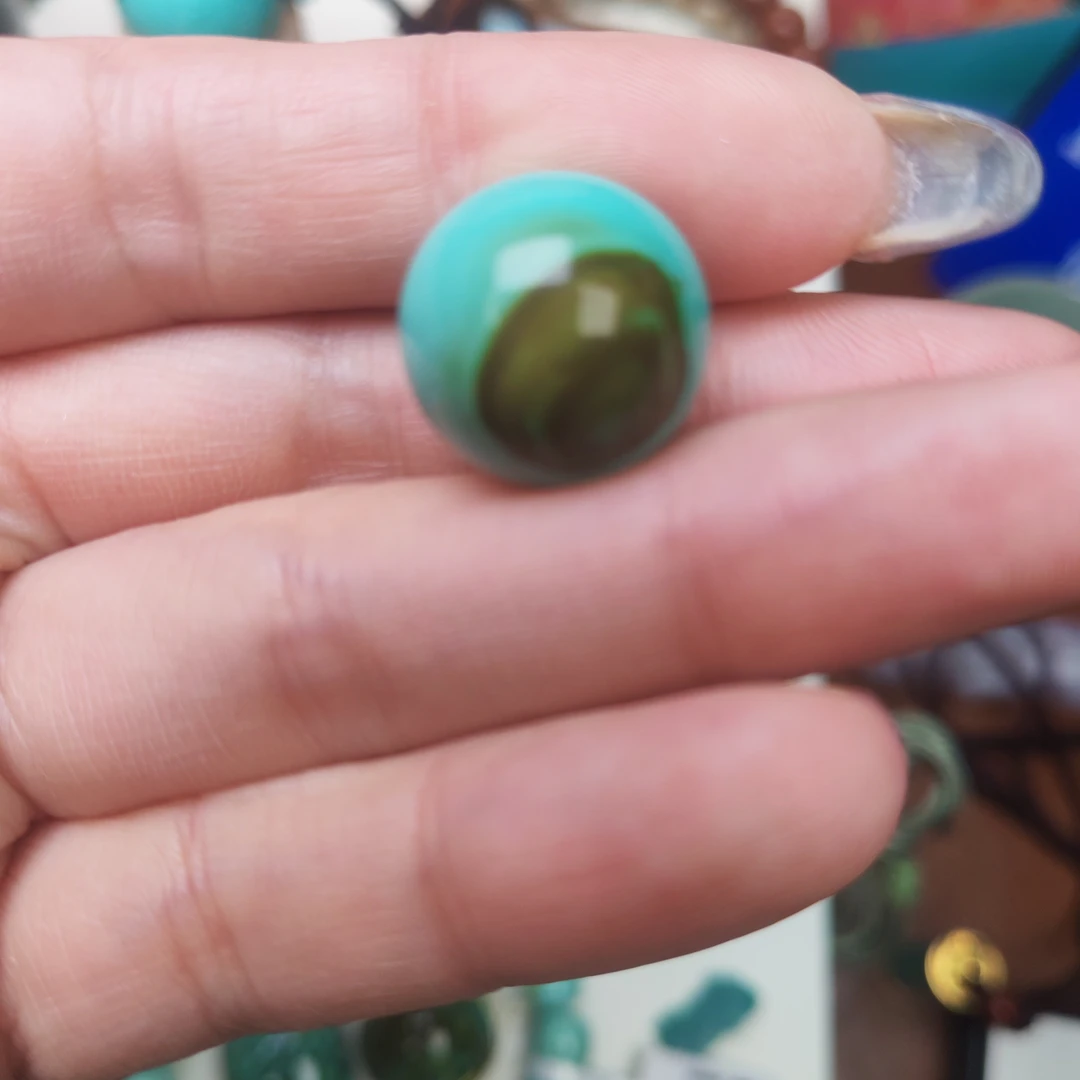 湖北十堰原矿绿松石