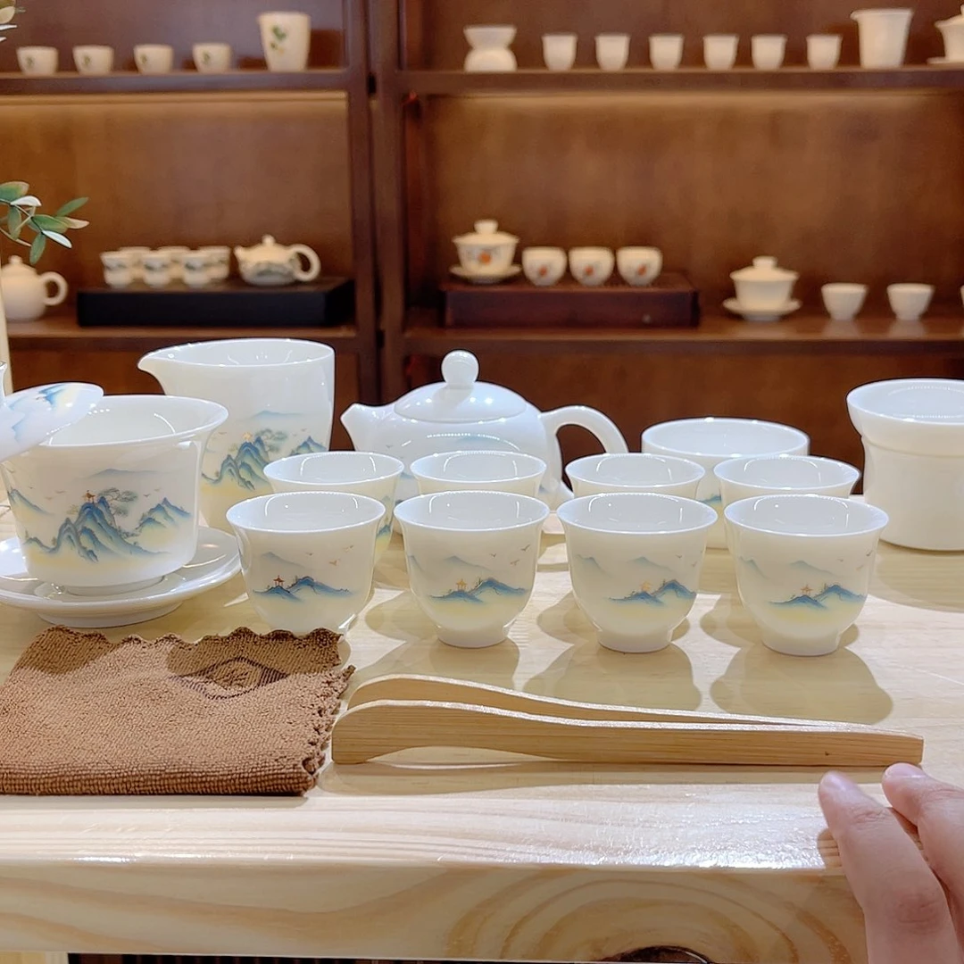 瓷片羊脂玉瓷羊脂玉瓷