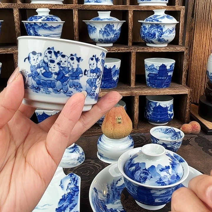 瓷片一笔一墨 叩玉山房