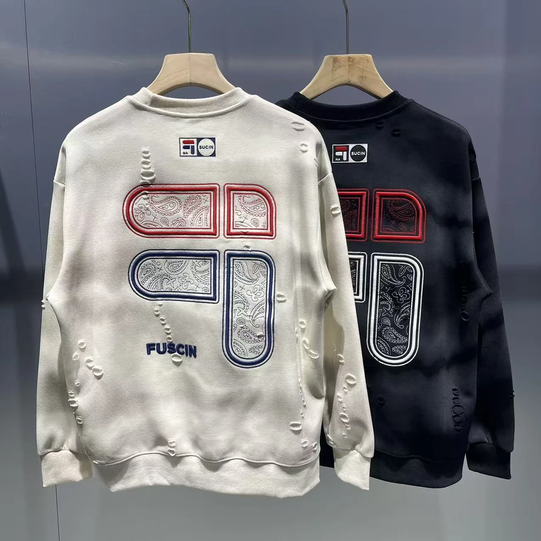 广州uus秋季高货男装新款个性百搭休闲卫衣Y66050