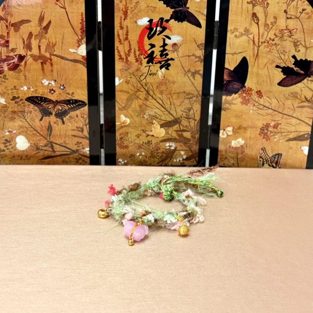 【二妹推荐】紫锂辉唐马吊坠手绳  1013 B122401061 多样性发一