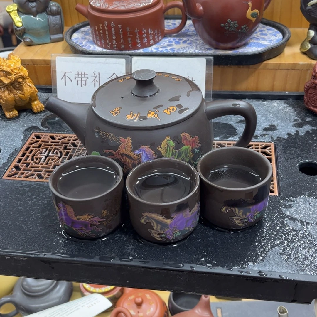 茶杯紫砂紫砂壶一壶6杯
