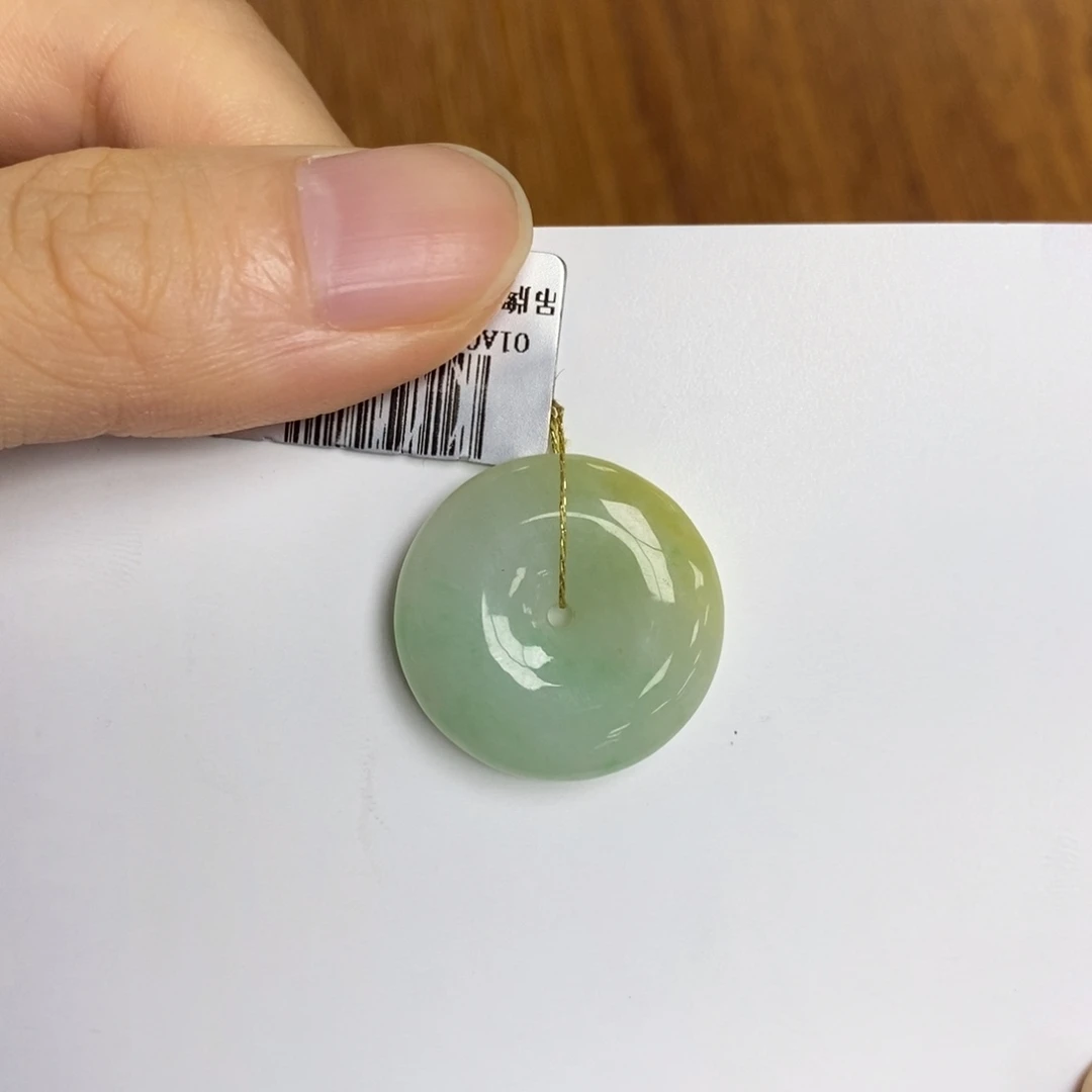 颈饰未镶嵌翡翠平安扣