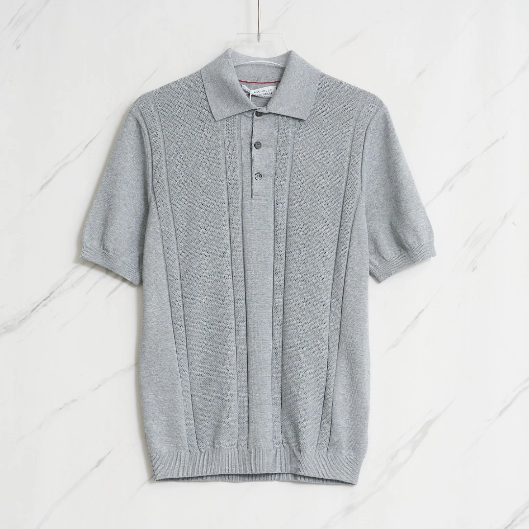 Brunello Cucinelli针织polo衫BCBU00027