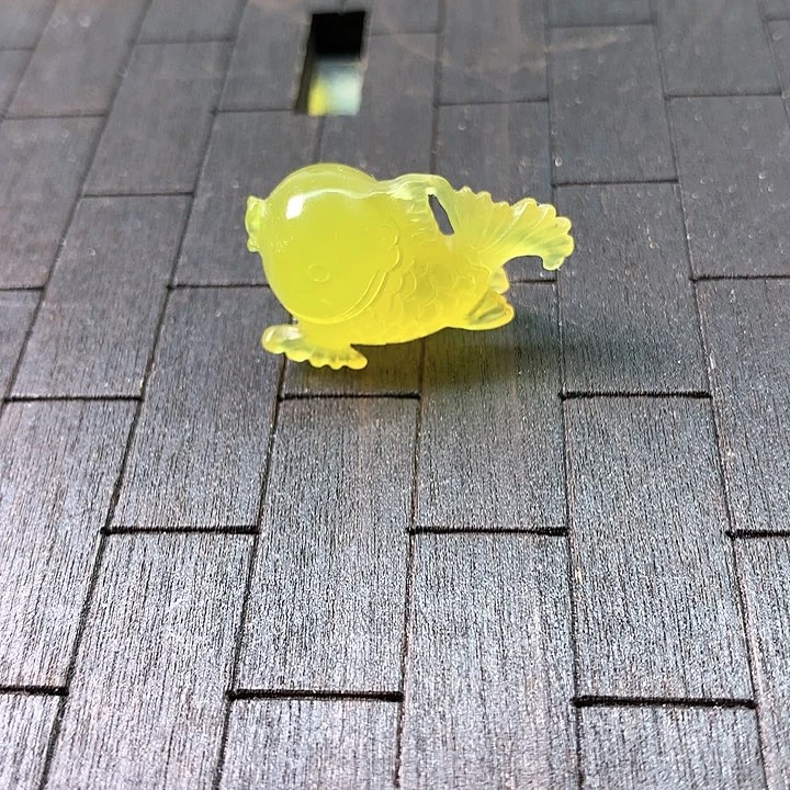 蛇纹石玉耳饰未镶嵌