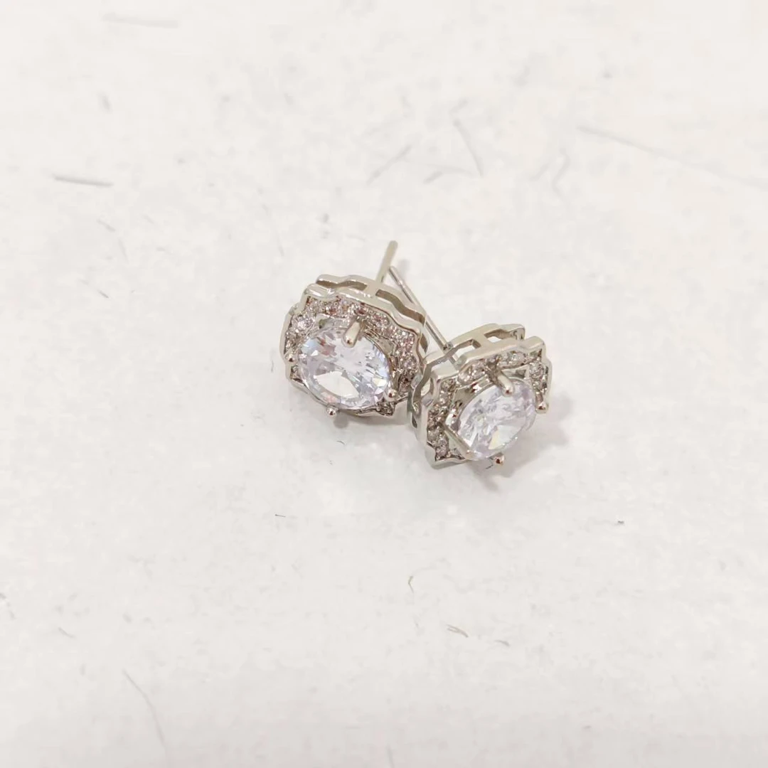 非金属珐琅耳饰 轻奢气质时尚百搭简约精致耳饰 ZXB131623