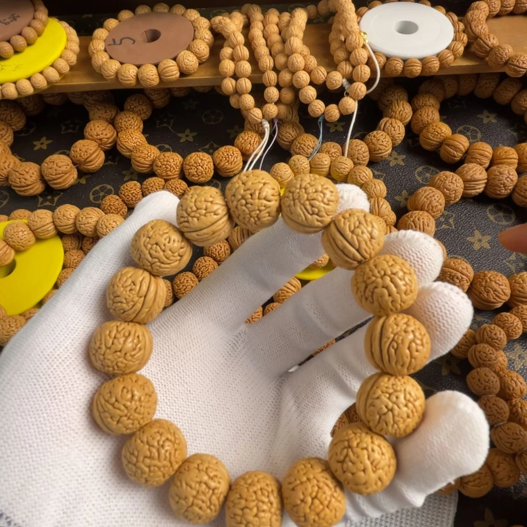 桃核手串虎皮肌肉