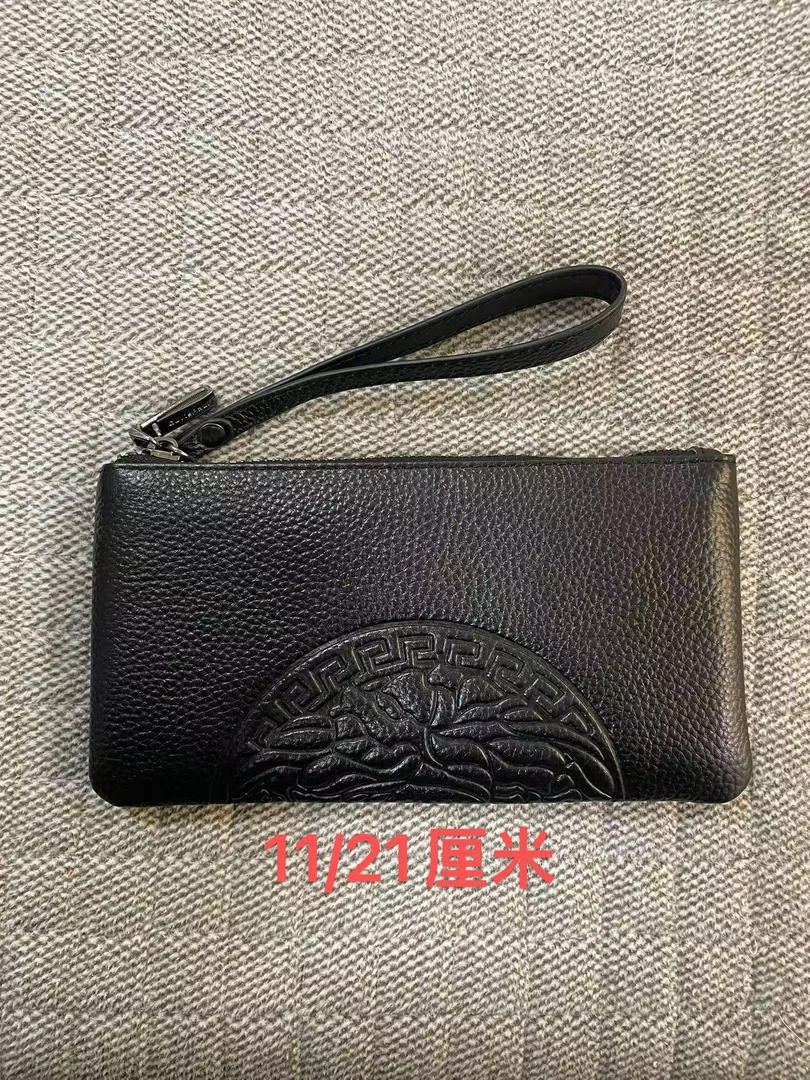 60077头层牛皮 11/21厘米 潮流经典手机包 钱包 手抓包真皮手腕带