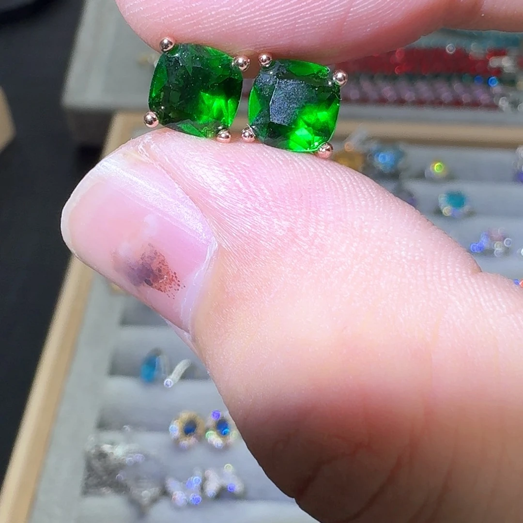 托帕石戒指银S925镶嵌