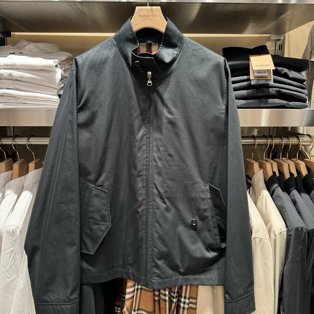 未使用 BURBERRY/博柏利 巴宝莉 男装 黑色 夹克 外套 80842221