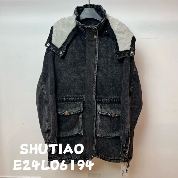 【SHUTIAO】2024秋冬：新款小众设计款外套E24L06194