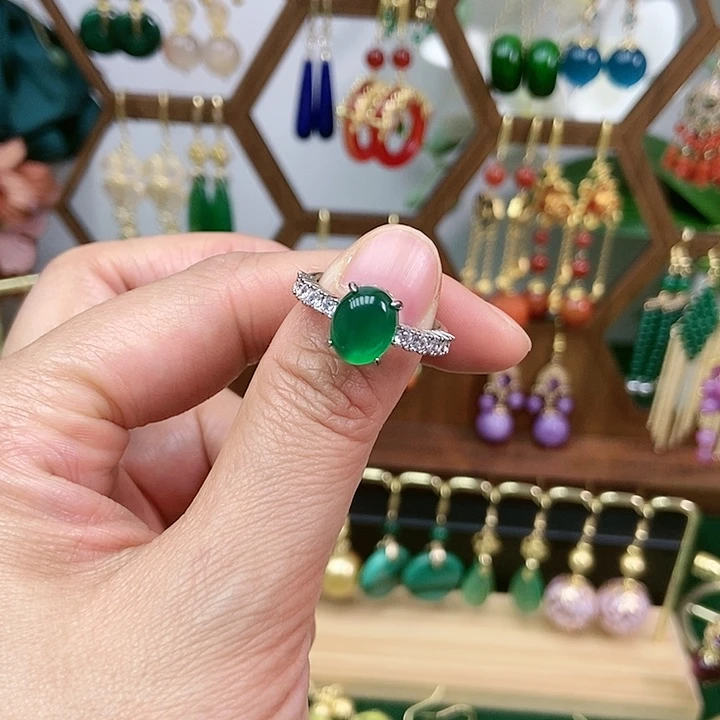 甜****玛瑙/玉髓合金耳饰