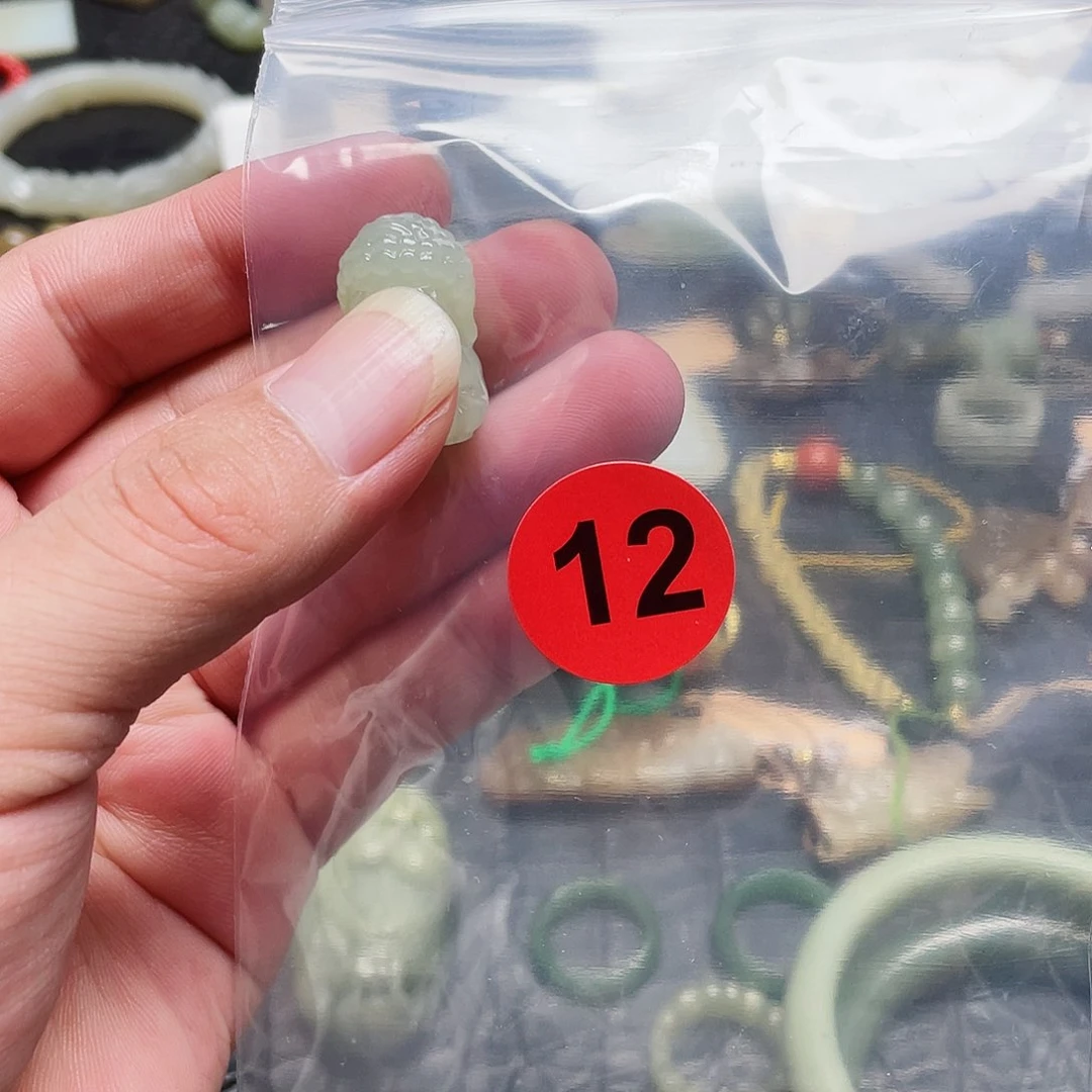 和田玉未镶嵌颈饰狐***✍