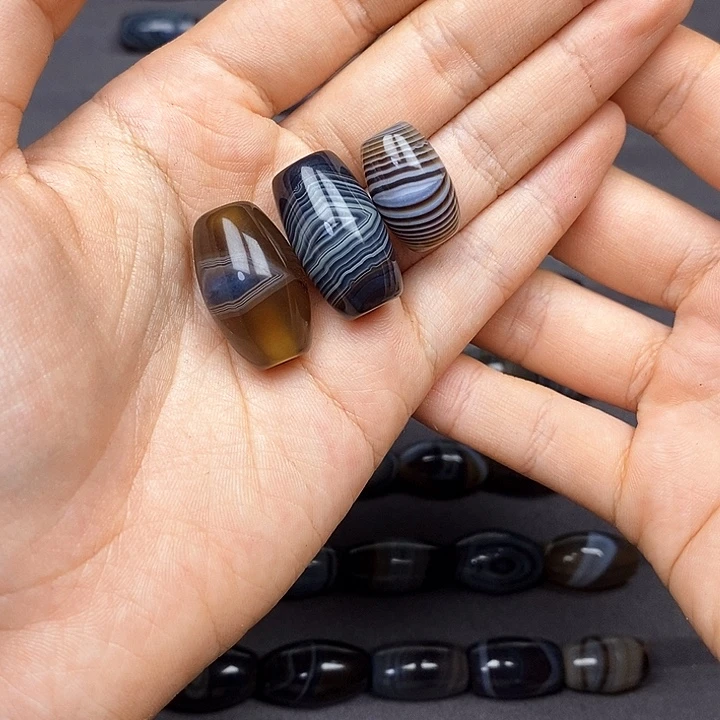 皑***月玛瑙/玉髓合金珠宝半成品
