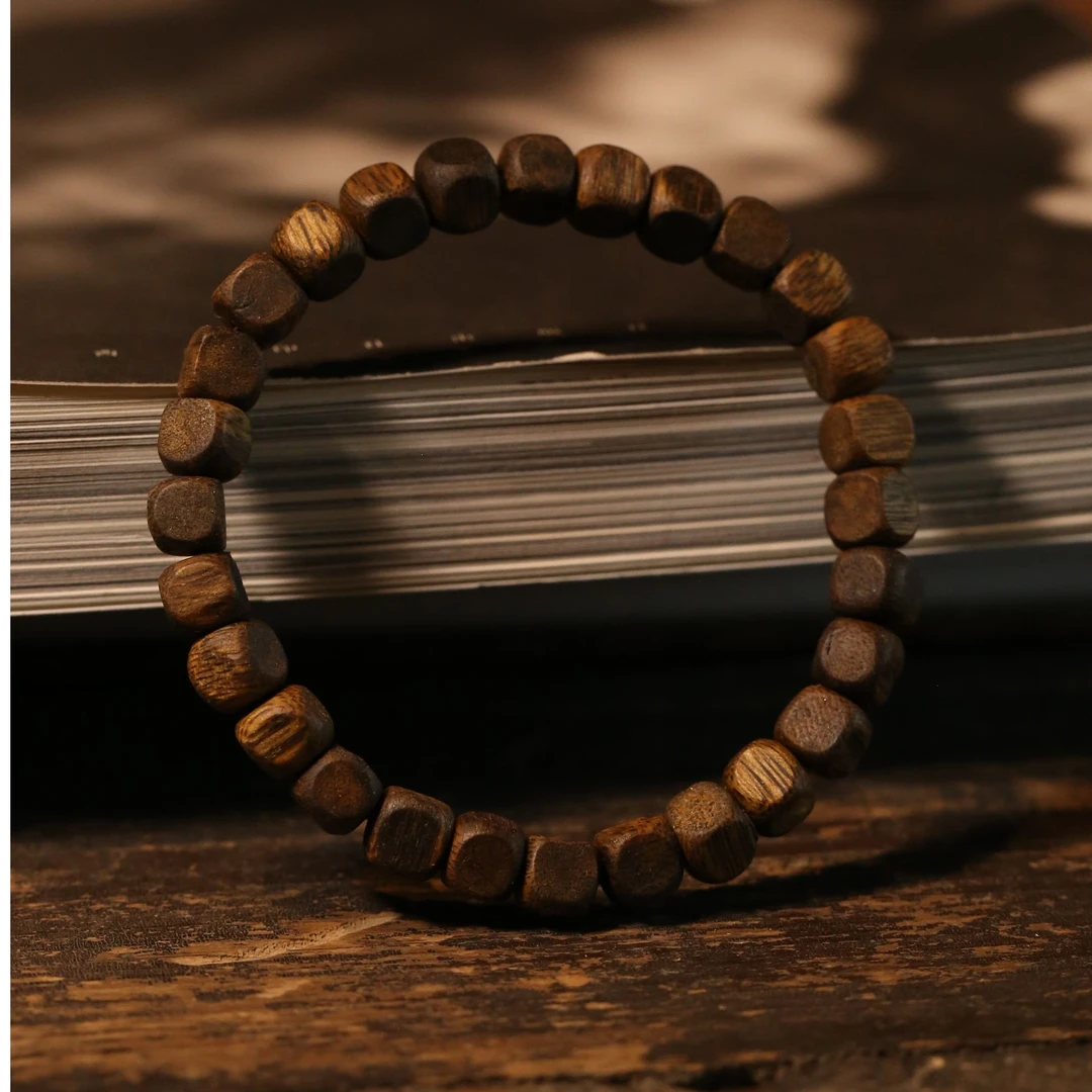 沉香海南 绿棋九分沉单圈手串 多样性发其一5g＋