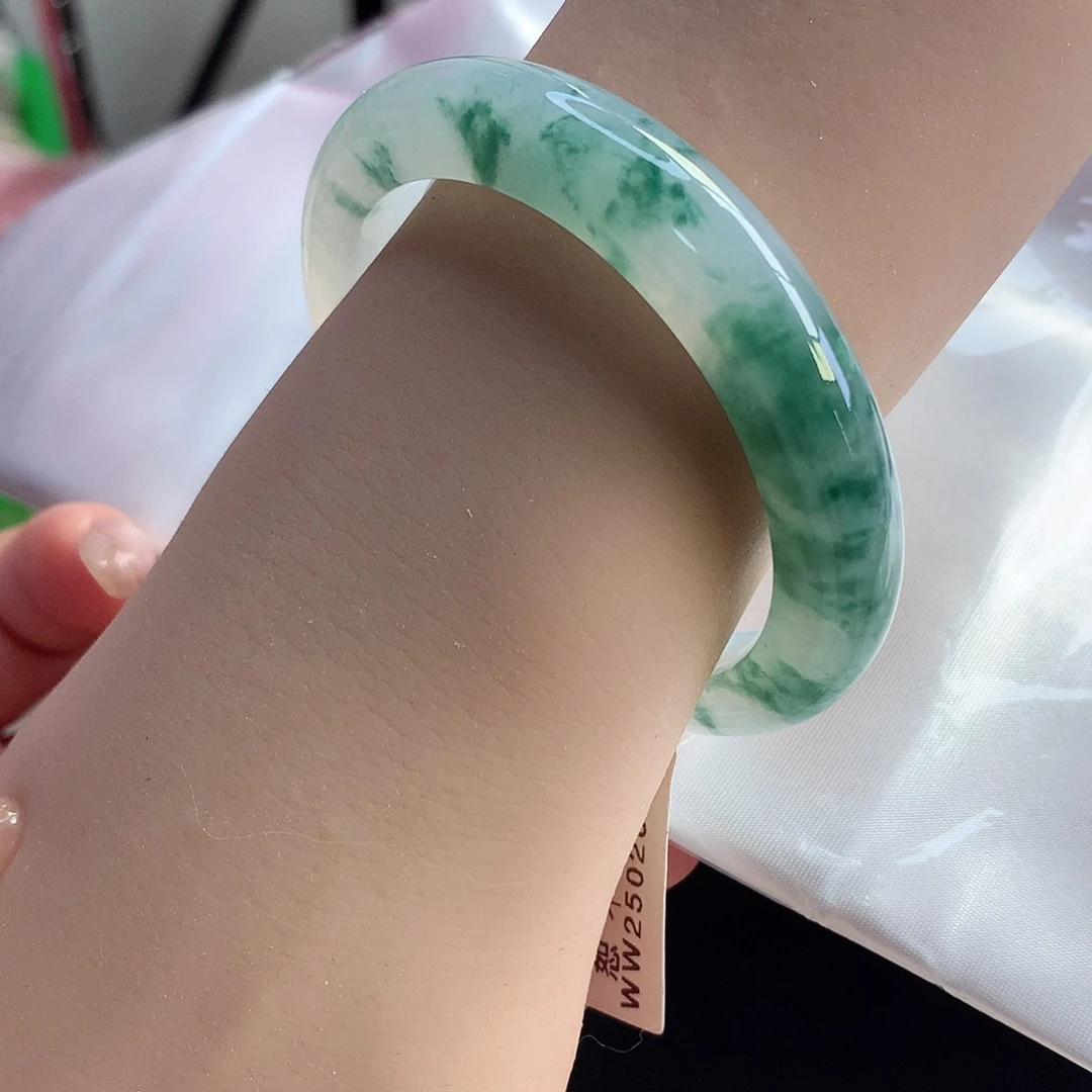翡翠手镯未镶嵌天然A货翡翠51/52