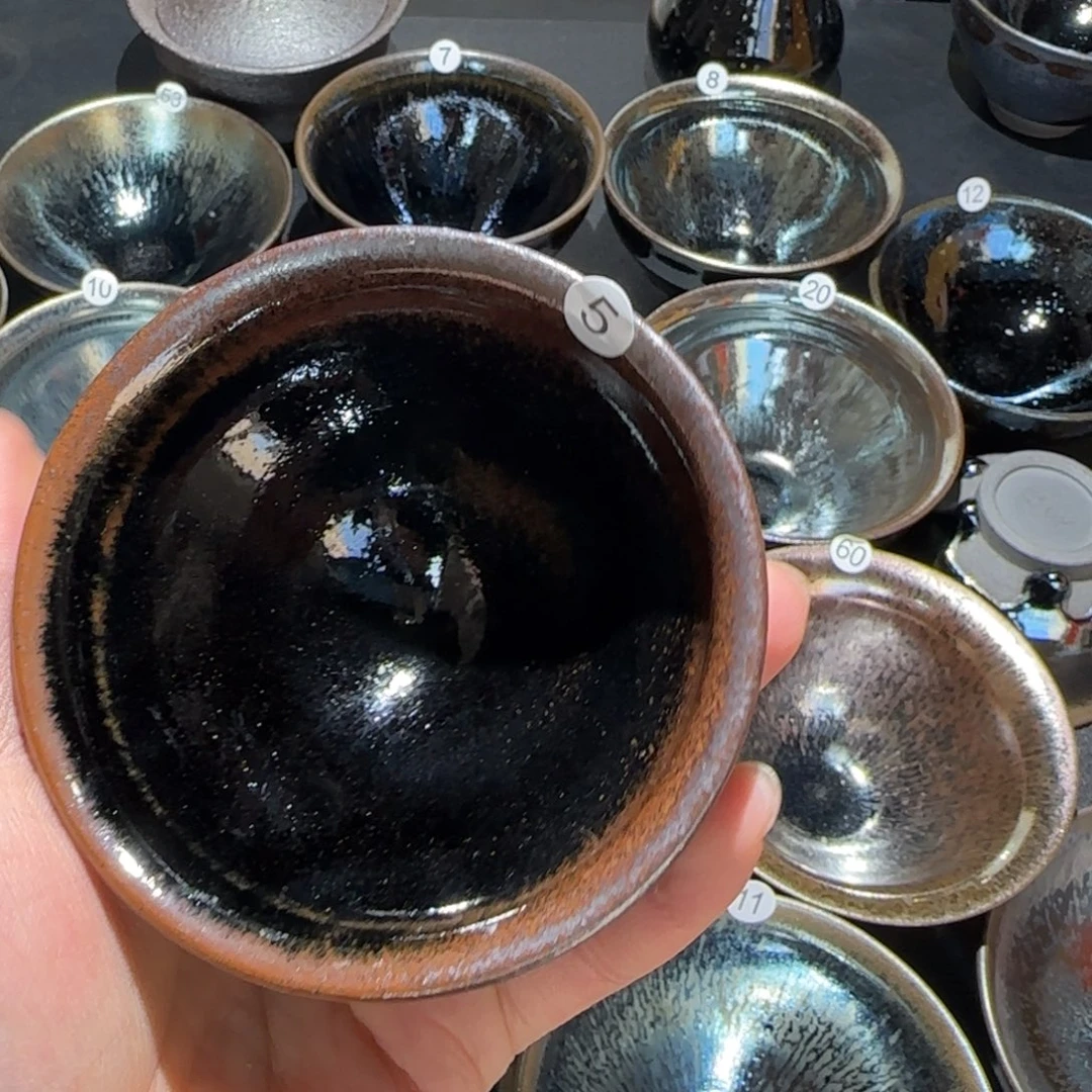 茶盏鲨**哥精品柴烧放漏放漏5