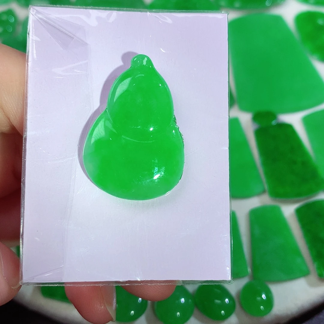 项链未镶嵌翡翠天然翡翠