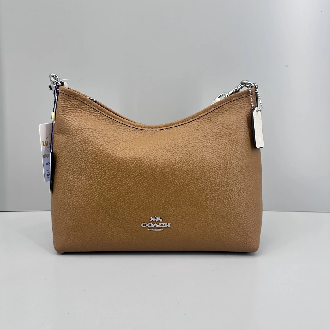 95新 COACH/蔻驰 laurel棕色流浪包31*20*11cmSM040807