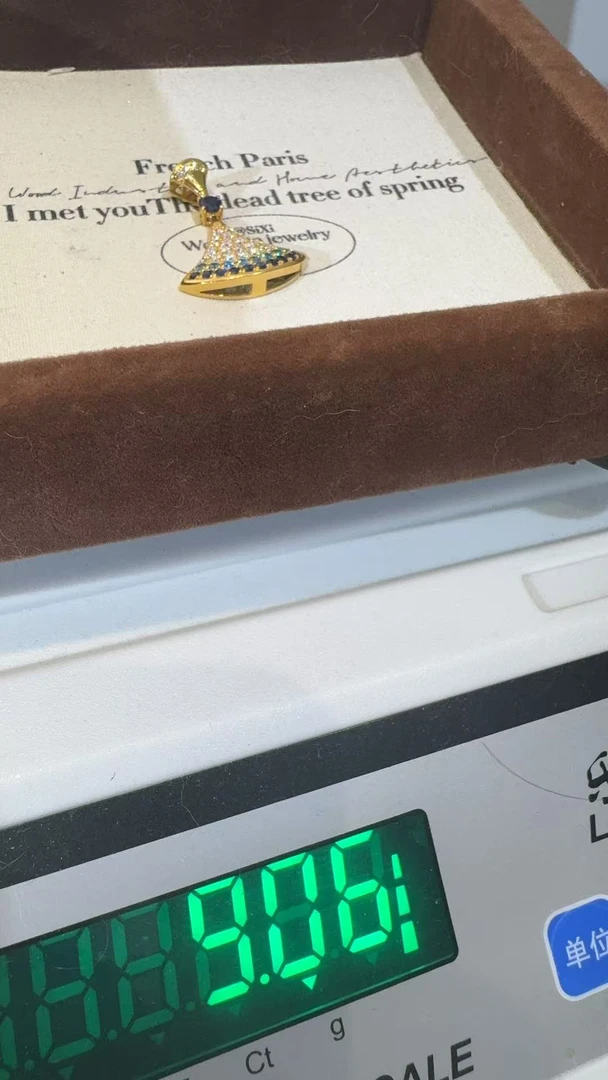 足金精品工艺吊坠