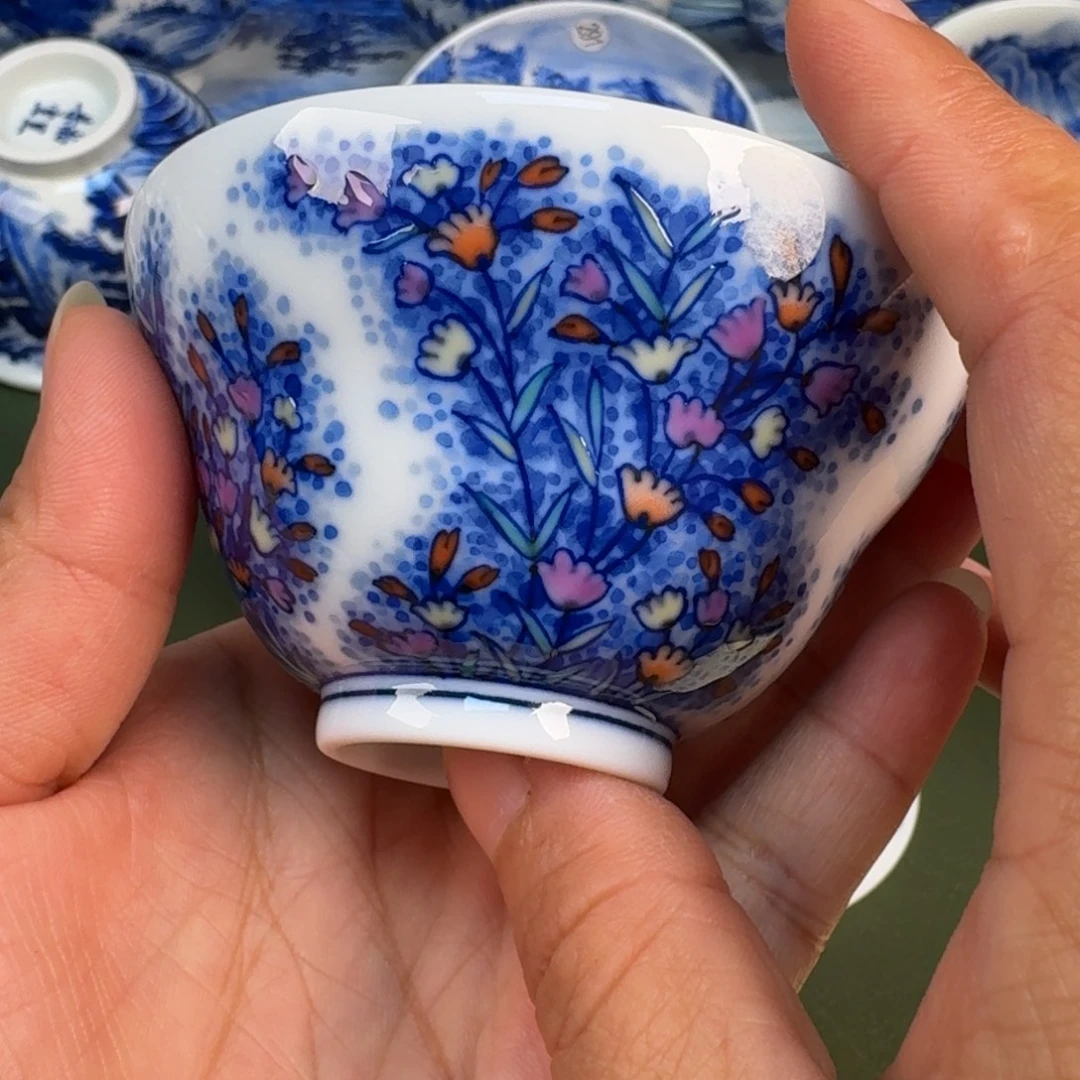 景德镇纯手绘茶具圆圆300