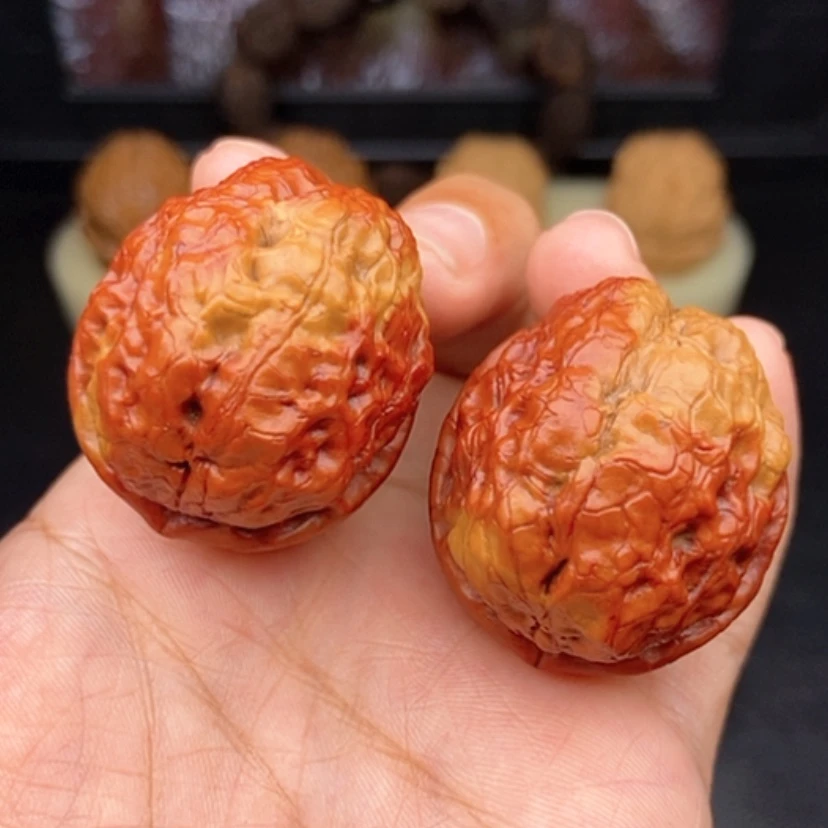 【闪购商品】文玩核桃把件40尺七彩至尊疙瘩包