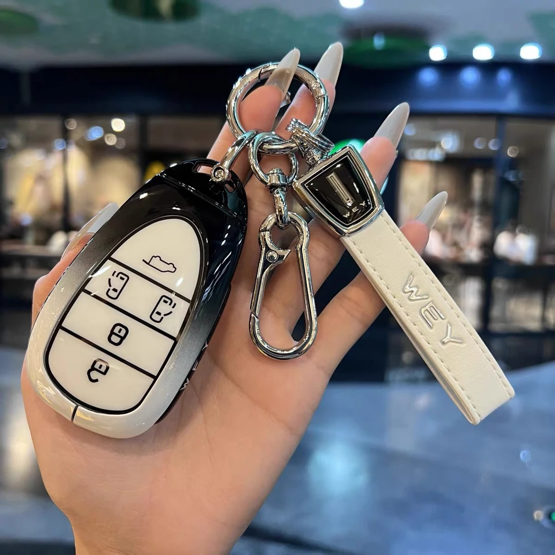 适用魏派钥匙套高山8壳DHTPHEV摩卡25款新魏牌7包WEY9扣蓝山男女