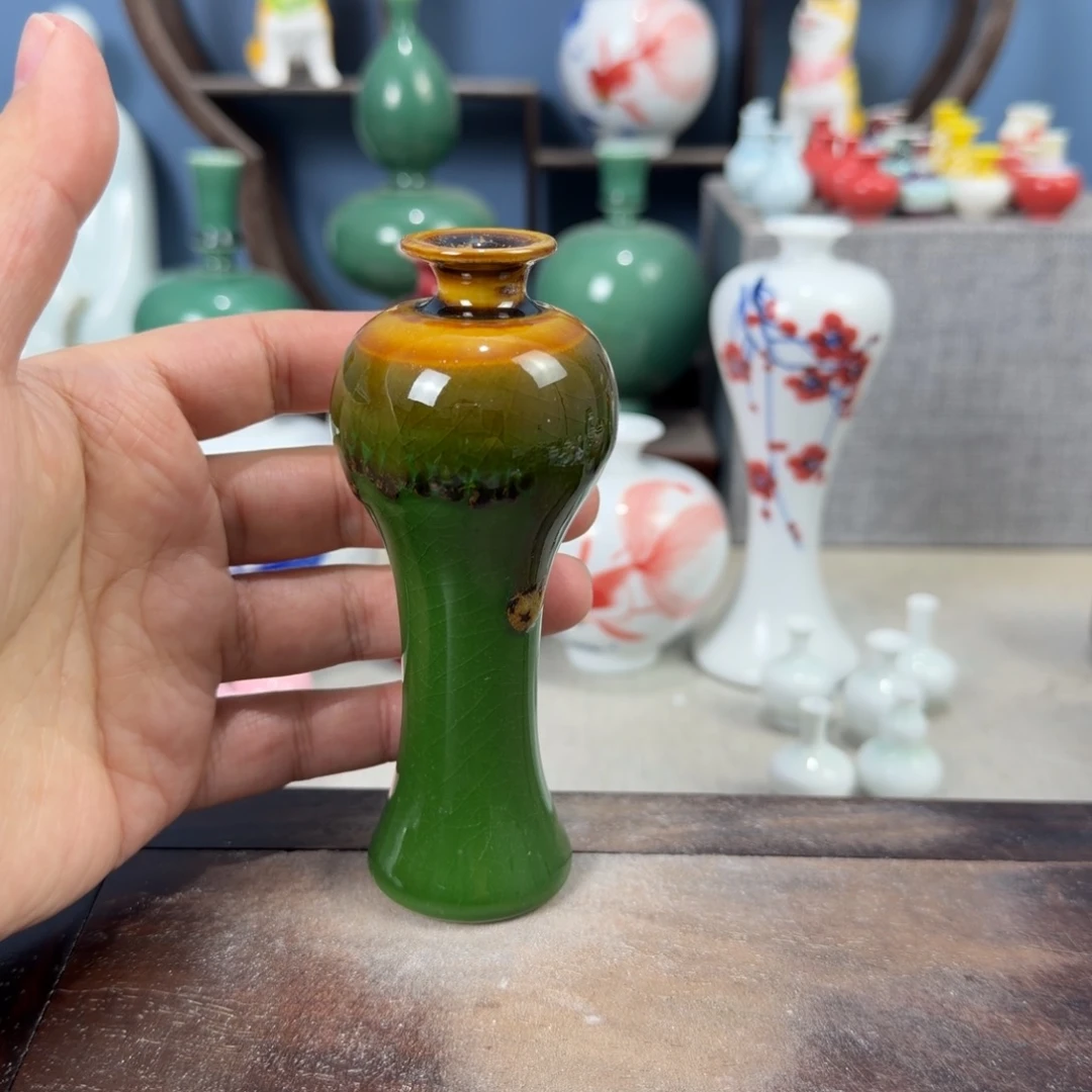陶瓷手工小花器摆件