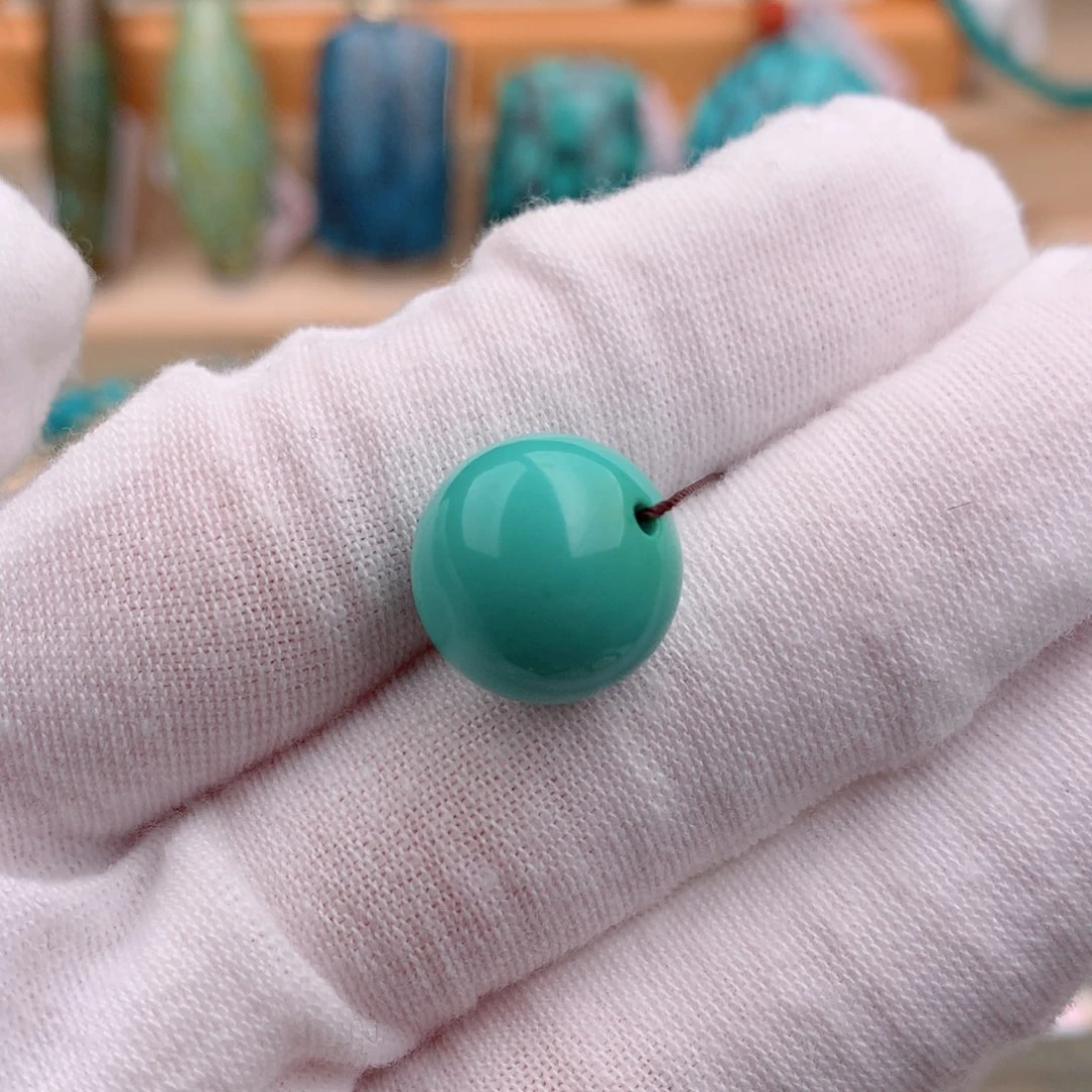 未镶嵌绿松石光珠