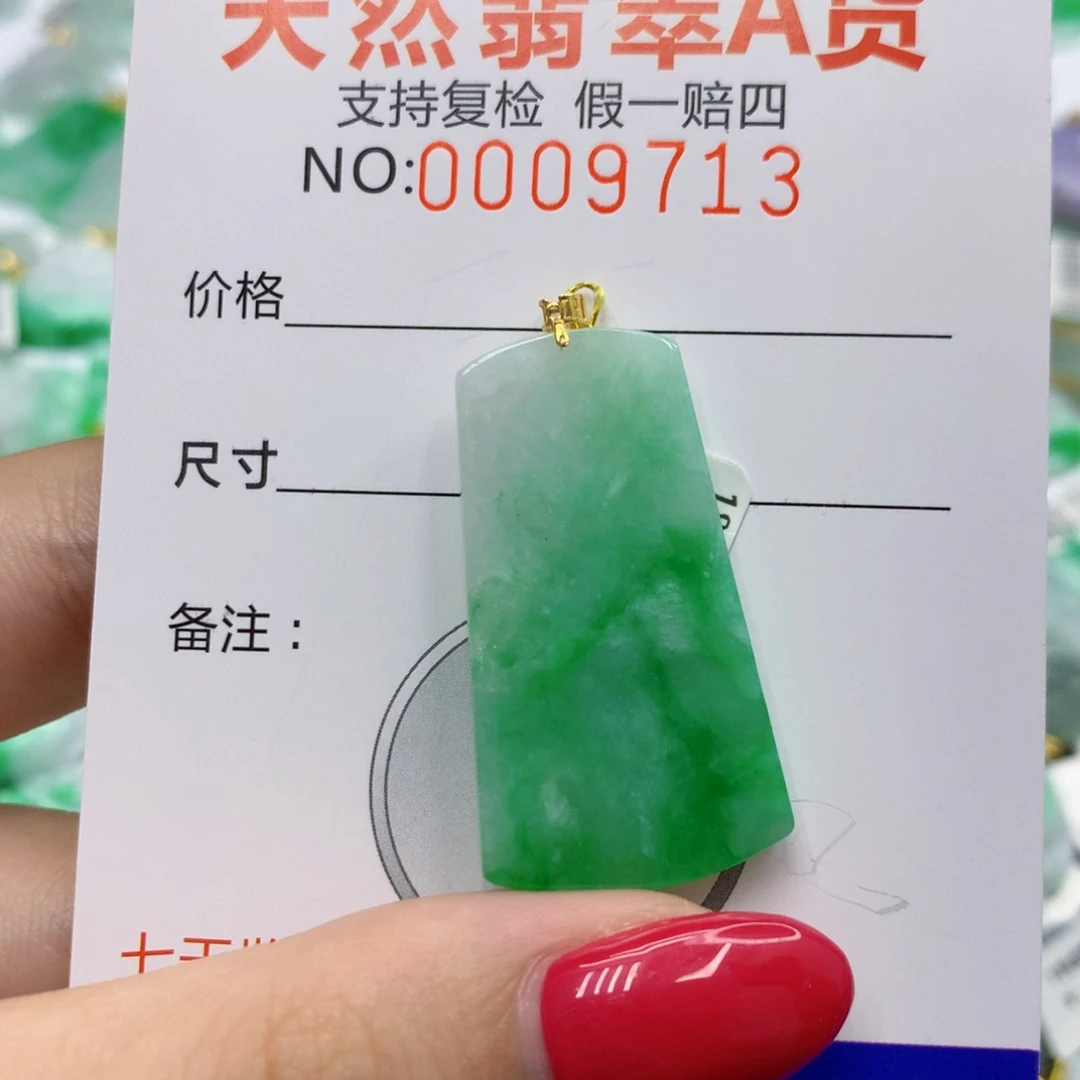 翡翠未镶嵌颈饰9694 6