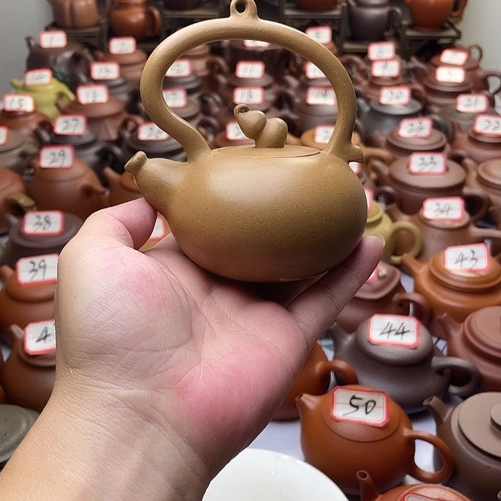 茶壶紫砂微瑕半手工