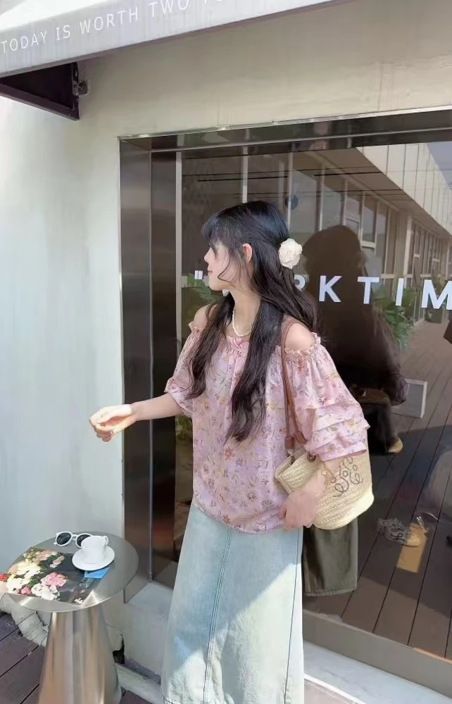 欧韩气质设计感显瘦百搭上衣